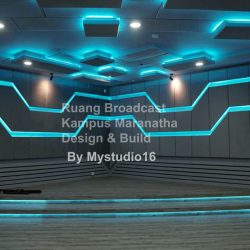 Pembuatan Ruang Kedap suara studio Broadcast