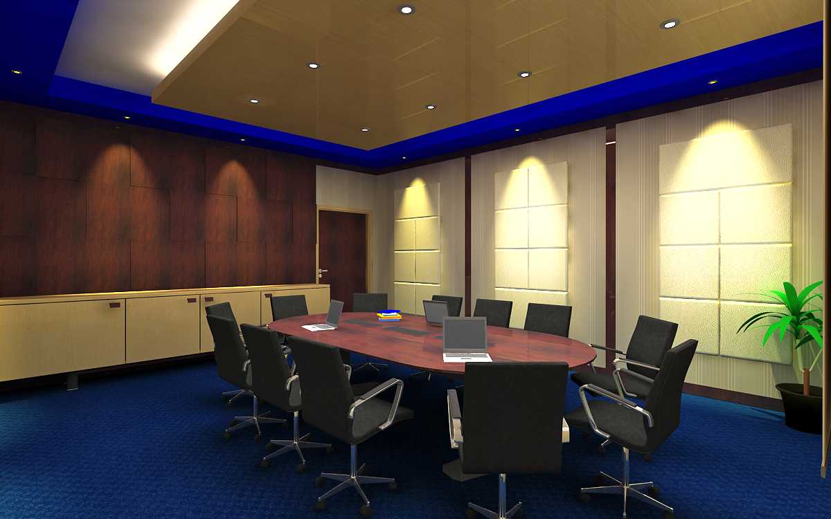 meeting room Peredam suara ruangan dan interior design meeting room