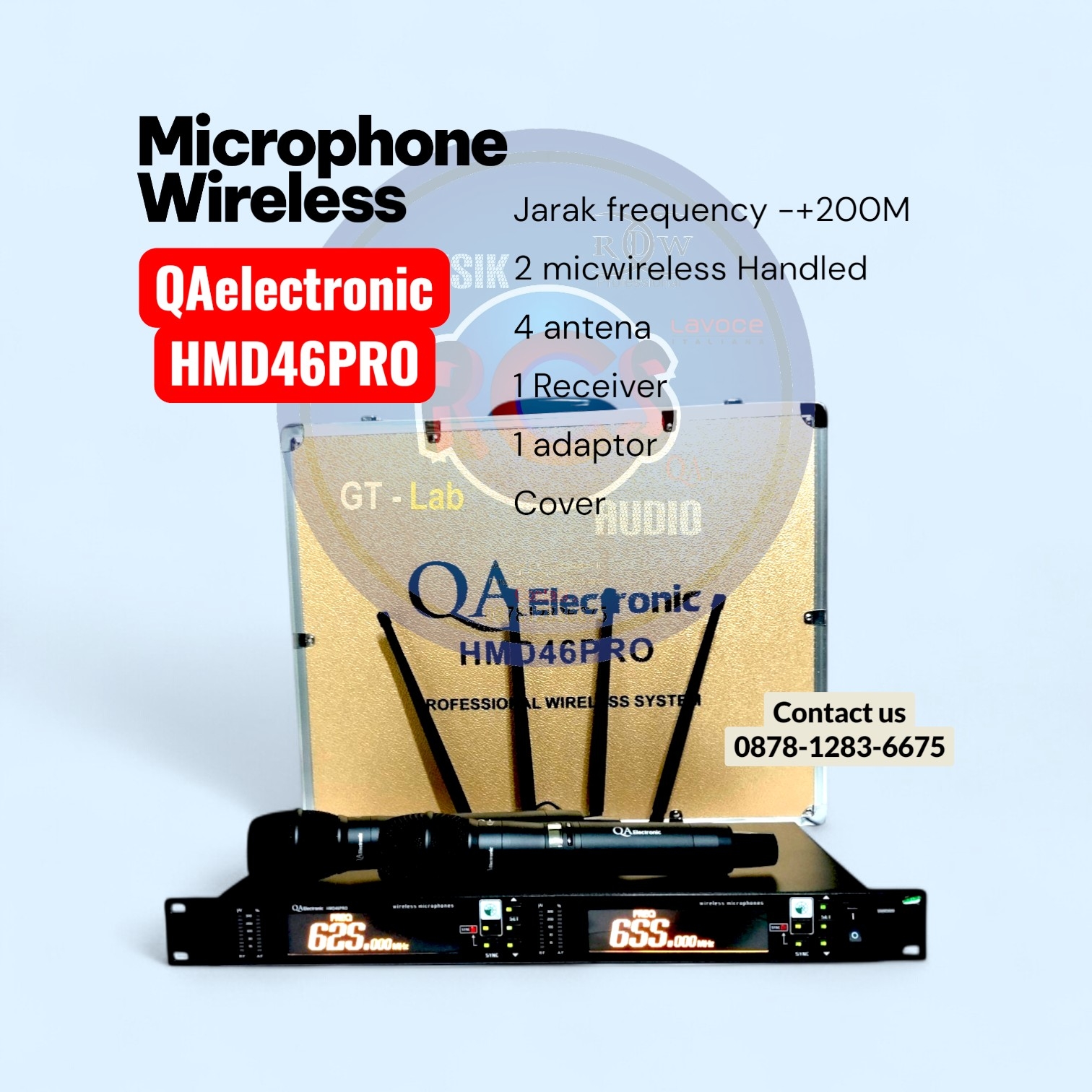 Micwireless_QAelectronic_HMD46PRO Mic Wireless QAelectronic HMD46PRO