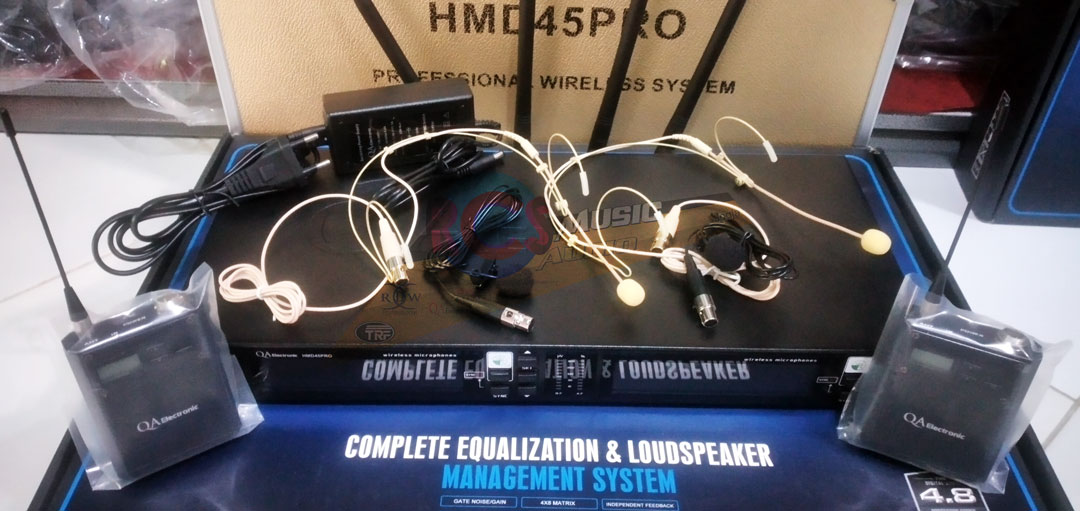 Micwireless_QAelectronic_HMD45PRO Mic Wireless Clip On QAelectronic HMD45PRO
